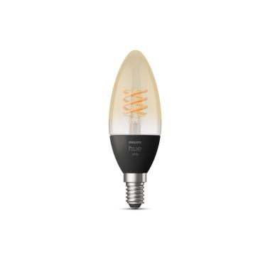 Lâmpada Filamento LED E14 4.5W 300 lm B35 PHILIPS Hue White Candle