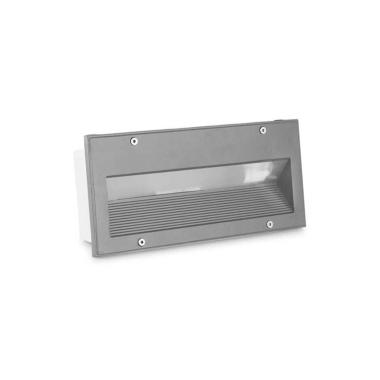 Baliza Exterior LED 5.5W Empotrable Pared Micenas Gris Urbano LEDS-C4 05-9832-Z5-CM