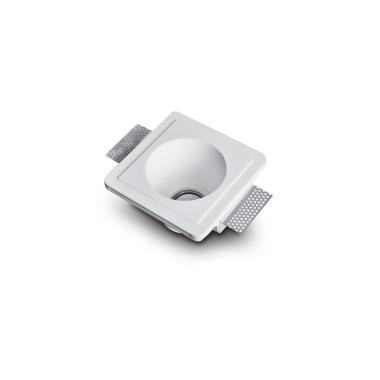 Aro Downlight Integração em Gesso/Pladur para Lâmpada LED GU10 / GU5.3 Corte 153x153 mm UGR17