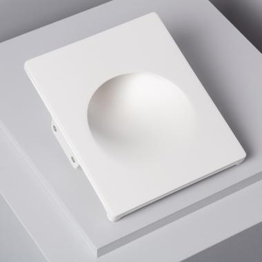 Aplique de Pared Integración Escayola/Pladur para Bombilla LED GU10 / GU5.3 Corte 253x213 mm