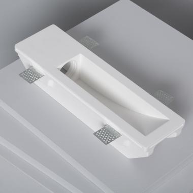 Aplique de Pared Integración Escayola/Pladur para Bombilla LED GU10 / GU5.3 Corte 353x103 mm