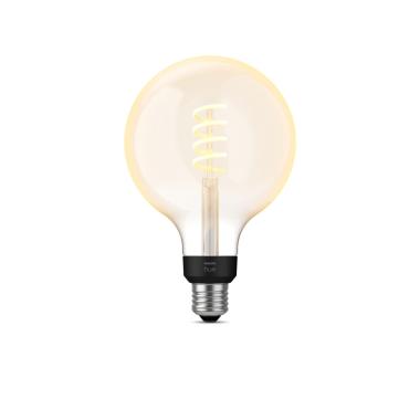 Lâmpada Filamento LED E27 7W 550 lm G125 PHILIPS Hue White Ambiance