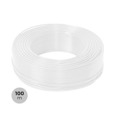 Rolo de 100m de Fio Elétrico Mangueira de 3x1,5mm² Branco 1kV RV-K