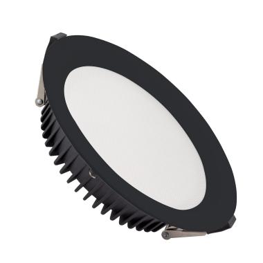 Downlight LED 50W SAMSUNG New Aero Slim 130 lm/W Microprismático (UGR17) LIFUD Preto Corte Ø 200 mm