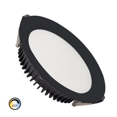 Downlight LED 30W Circular SAMSUNG Aero CCT 130 lm/W Microprismático LIFUD Corte Ø 200 mm Negro