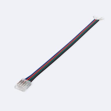 Conector Hipopótamo con cable para Tira LED RGB 12/24V DC SMD IP20 Ancho 10mm