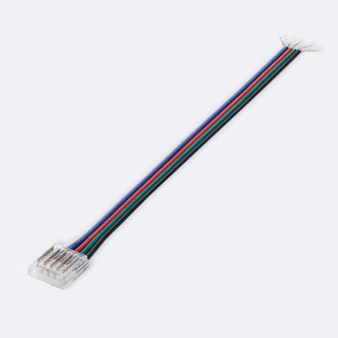 Product Conector Hipopótamo con cable para Tira LED RGBW 24V DC COB IP20 Ancho 12mm