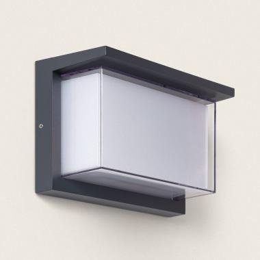 Aplique de Pared Exterior LED 12W Aluminio CCT Seleccionable Doble Difusor Denny