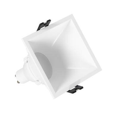 Foco Downlight Quadrado 45º GU10 6W Corte 85x85 mm baixo URG PC