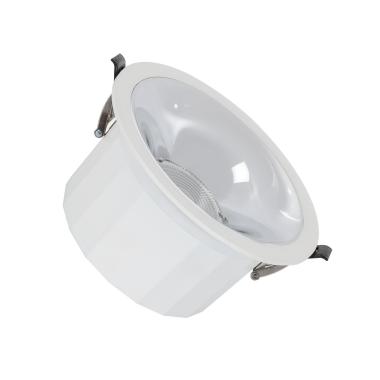 Foco Downlight LED 25W Circular (UGR15) LuxPremium Branco LIFUD Corte Ø 140 mm