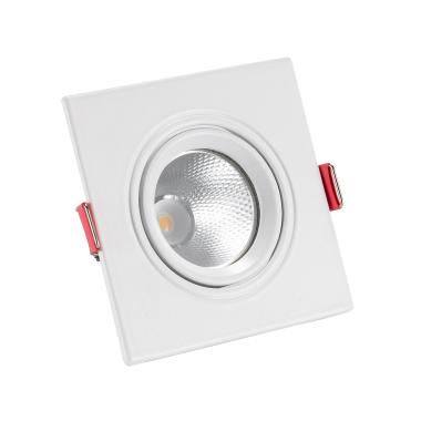 Foco Downlight LED 5W COB Quadrado New Madison Corte Ø 75 mm