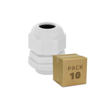 Pack 10 unidades Prensaestopa Nylon IP68 Vários Tamanhos