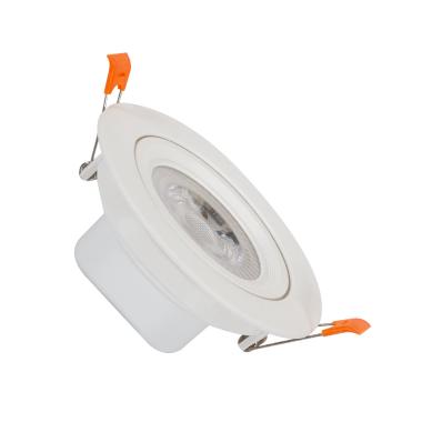 Foco Downlight LED 9W Solid COB Direccionável Circular Branco Corte Ø 95 mm