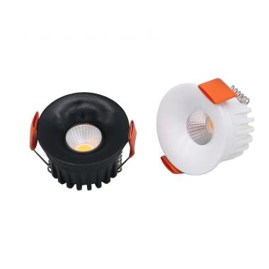 Foco Downlight LED 4W Circular MINI Corte Ø 48 mm Regulable TRIAC