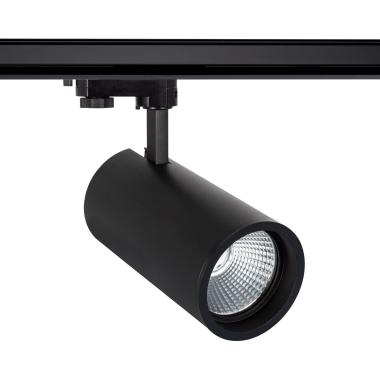 Foco Carril LED Trifásico 40W d'Angelo Preto LIFUD