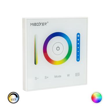 Controlador Regulador Pared Táctil LED RGB/RGBW/RGB+CCT 12/24V DC RF MiBoxer P3