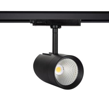 Foco Carril LED Trifásico 30W Fuji Negro