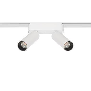 Foco Carril LED Magnético 25mm SuperSlim Doble 14W 48V Blanco