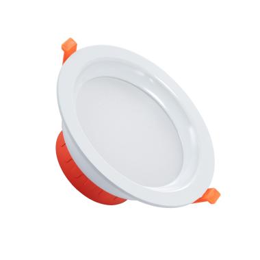 Downlight LED 12W Corte Ø 125 mm IP44 Não Flicker Lux