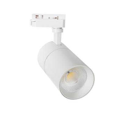 Foco LED Mallet Branco 20W Regulável para Carril Monofásico 