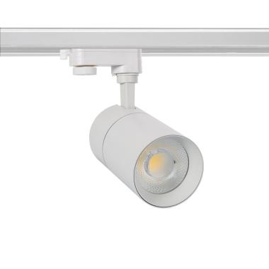 Foco Carril LED Trifásico 20W Mallet Regulable Blanco