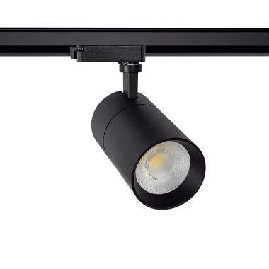 Foco Carril LED Monofásico 30W Regulable Mallet Negro