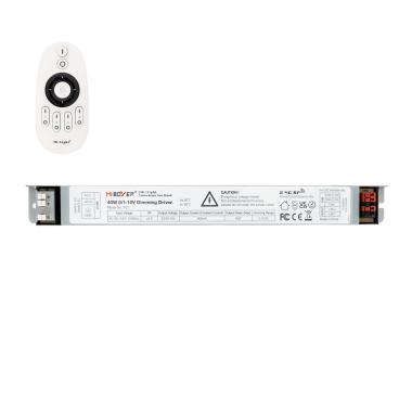 Driver Regulável 1-10V No Flicker 40W+ Comando RF 4 Zonas MiBoxer