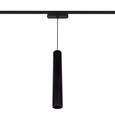 Foco Carril Colgante LED Magnético 25mm SuperSlim Cuarzo 15W 48V Negro