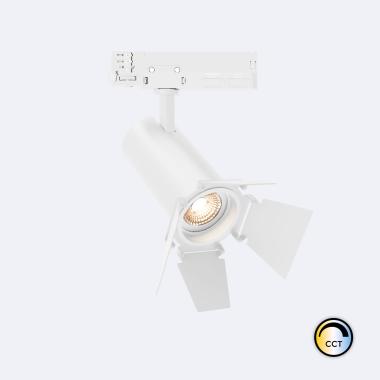 Foco Carril LED Trifásico 20W Fasano Cinema CCT Regulable Blanco