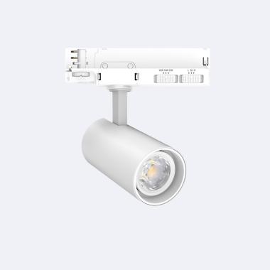 Foco Carril LED Trifásico 20W Fasano Regulável Branco