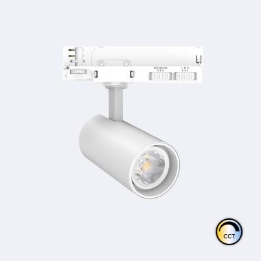 Foco Carril LED Trifásico 20W Fasano CCT Regulable Blanco