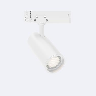 Foco Carril LED Trifásico 20W Fasano Antideslumbramiento Regulable Blanco