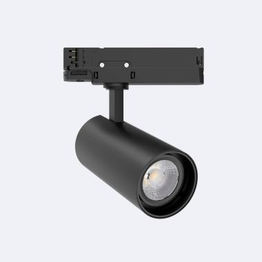 Foco Carril LED Trifásico 30W Fasano Regulable DALI Negro