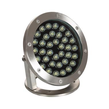 Foco LED de Superfície 12V 36W Submersível IP68