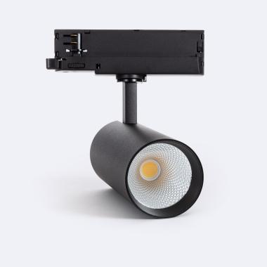 Foco Carril LED Trifásico 30W Carlo Negro