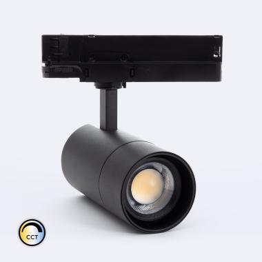 Foco Carril LED Trifásico 20W Wild CCT Regulável Multiângulo 24-60º