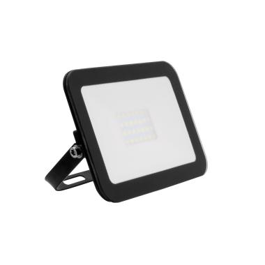 Foco Projetor LED 20W 120lm/W IP65 Slim Cristal Preto