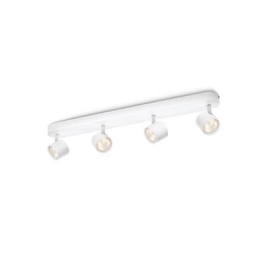 Lámpara de Techo LED Regulable con Cuatro Focos 4x4.5W PHILIPS Star