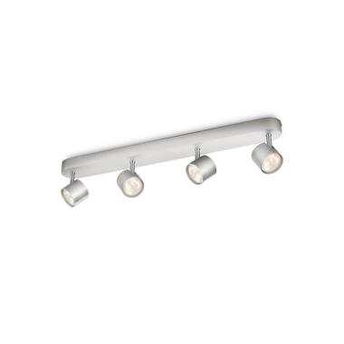 Lámpara de Techo LED Regulable con Cuatro Focos 4x4.5W PHILIPS Star