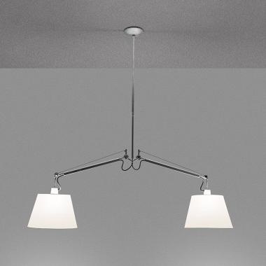 Candeeiro Suspenso Tolomeo 2 Braços Inclináveis ARTEMIDE