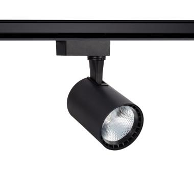 Foco LED Bron Preto 20W para Carril Monofásico