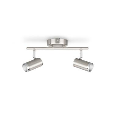 Candeeiro de Teto LED com Dois Focos PHILIPS Espimas 2x4.3W