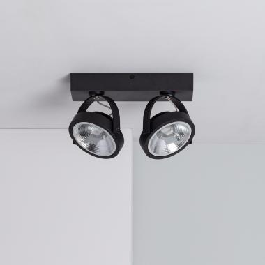 Foco LED 30W CREE Superfície Direccionável AR111 Regulável Preto