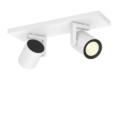 Lámpara de Techo White Color 2x6W PHILIPS Hue Argenta