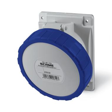 Base Encastrável em Quadro Impermeável 32A IP67 Óptima SCAME