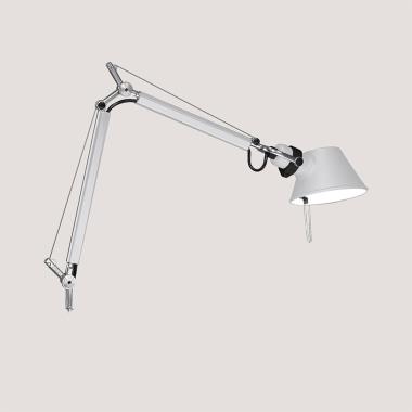 Candeeiro de Mesa LED Tolomeo Micro com Fixador Branco Brilho ARTEMIDE