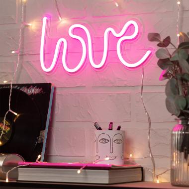 Letreiro Neon "LOVE"