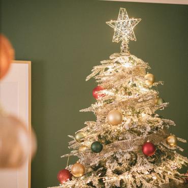 Fotografia do produto Estrela LED para Árvore de Natal  de Metal com Bateria Bellen