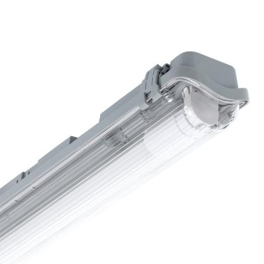 Armadura Hermética LED com Tubo LED 60 cm IP65 Conexão uni-Lateral