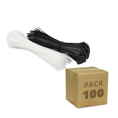 Pack 100 Abraçadeiras